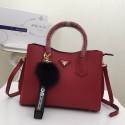 Prada Calf leather bag 56922 red HV01516Il41