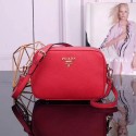 Prada Calf leather Shoulder Bag 1BH082 red HV07651Ym74