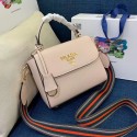 Prada Calf skin tote 1BD071 1BD209 beige HV03716rJ28