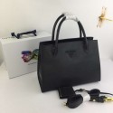 Prada Calfskin Leather Shoulder Bag 1BA155-1 black HV01313Kf26