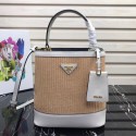 Prada Double Medium bag 1BA210 White HV11621bW68