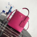 Prada Double Saffiano leather bag 1BA212 rose HV00582uU16