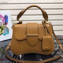 Prada Embleme Saffiano leather bag 1BN005 tan HV06656TL77