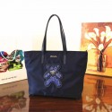 Prada Nylon cloth casual bag 1BG052 dark blue HV11341rh54