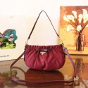 Prada Nylon cloth casual bag BN2043 red HV08650kC27