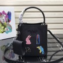 Prada Panier small Saffiano Bag 1BA217 Black HV06187SS41