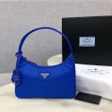 Prada Re-Edition 2000 nylon mini-bag 1NE515 Electro optic blue HV01197iZ66