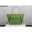 Replica 2015 celine belt tote bag in smooth calfskin 3368-1 green HV01284VA65