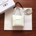 Replica Balenciaga Original Leather Mini Shopper Bag 6696 White HV05042ui32