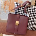 Replica Best Quality Bottega Veneta Sheepskin Original Leather 578344 Burgundy HV04865Rf83