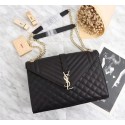 Replica Best Quality Yves Saint Laurent Cross-body Caviar leather Shoulder Bag 487256 black HV00850Rf83