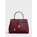 Replica CELINE MEDIUM 16 BAG IN SATINATED CALFSKIN 187373 LIGHT BURGUNDY HV09133Jw87