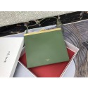 Replica CELINE MINI CLASP BAG IN SMOOTH CALFSKIN 181053 GREEN HV01392ui32