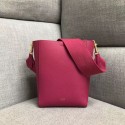 Replica CELINE SANGLE BUCKET BAG IN SOFT GRAINED CALFSKIN 189593 ROSE HV07188UD97