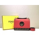 Replica Cheap FENDI Kan I Leather Shoulder Bag 8BT284 red HV01601Mq48