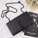 Replica Cheap YSL medium kate satchel original Caviar leather 26702 black HV11750QC68