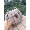 Replica Chloe Drew Shoulder Bags Calfskin Leather 3369 White HV03653Yn66