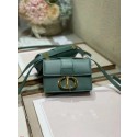 Replica DIOR 30 MONTAIGNE BAG Calfskin mini M9204U green HV09757EO56