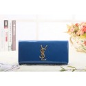 Replica Fashion 2015 Yves Saint Laurent hot style patent leather 5486 brilliant blue HV02485yI43