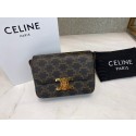 Replica Fashion Celine MINI FOLCO BAG IN TRIOMPHE CANVAS CL01503 tan HV01800yI43