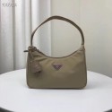 Replica Fashion Prada Nylon tote bag 1NE515 Khaki HV09785yI43