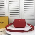 Replica Fendi MINI CAMERA CASE Red leather bag 8BS019A HV01870hD86