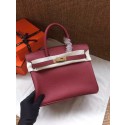 Replica Hermes Birkin Tote Bag Original Togo Leather BK35 fuchsia HV08223iF91