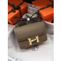 Replica Hermes Constance Bag Epsom calfskin H0713 grey HV08584VA65