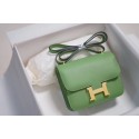 Replica Hermes Constance Bag Togo Leather H9999 green HV04289Fi42