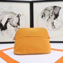 Replica Hermes Cosmetic Bag H3699 Yellow HV00555Ac56