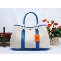 Replica Hermes Garden Party waterproof fabric PD36 blue HV06225sA83