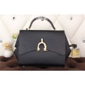 Replica Hermes kelly 35CM stirrup top handle bag 30560 black HV00727BJ25