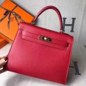 Replica Hermes original epsom leather kelly Tote Bag KL2832 red HV01882Hd81