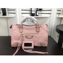 Replica High Quality Balenciaga The City Handbag Sheepskin 084334 pink HV00790Jh90