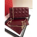 Replica LADY DIOR CALFSKIN WALLET M9001 Bordeaux HV03227Vi77