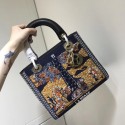 Replica LADY DIOR embroidered cattle leather M0565-7 HV03912TN94