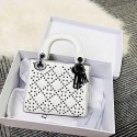 Replica MINI LADY DIOR BAG CALFSKIN M0598S white HV01068Ye83