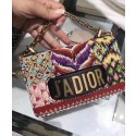 Replica MINI LADY DIOR GEBORDUURDE MINI JADIOR-TAS M9002CRNB HV04351YP94