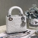 Replica Mini Lady Dior M0505OSN white HV01447Vi77