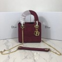 Replica MINI LADY DIOR TOTE BAG IN EMBROIDERED CANVAS C4531 Bordeaux HV01288iF91