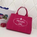 Replica Prada Fabric Printed Tote BN2439 rose HV01457BJ25