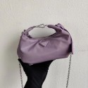 Replica Prada Re-Edition 2005 nylon shoulder bag 1BH172 lilac HV01369Fi42