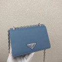 Replica Prada Saffiano leather mini shoulder bag 2BD032 blue HV02235hD86