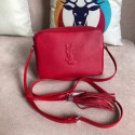 Replica SAINT LAURENT Lou linen camera bag 97641 red HV00009CQ60