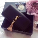 Replica SAINT LAURENT Monogram Kate leather pouch 6763 black HV01559HB48