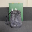 Replica Top Goyard petit flot drawstring Bag G6959 grey HV03814ll80