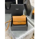 Replica YSL LE MAILLON SATCHEL IN SMOOTH LEATHER 6497952 Apricot HV08662EO56