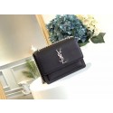 Replica Yves Saint Laurent Original Leatehr Shoulder Bag 8004 black HV06544SV68