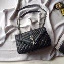 Replica Yves Saint Laurent Shoulder Bag 498125 Black HV08050sA83