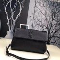 Saint Laurent Classic Monogramme Caviar Leather Shoulder Bag 1802 black HV03567Mc61